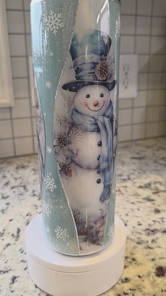 30oz Skinny Chilly Snowmen-RTS