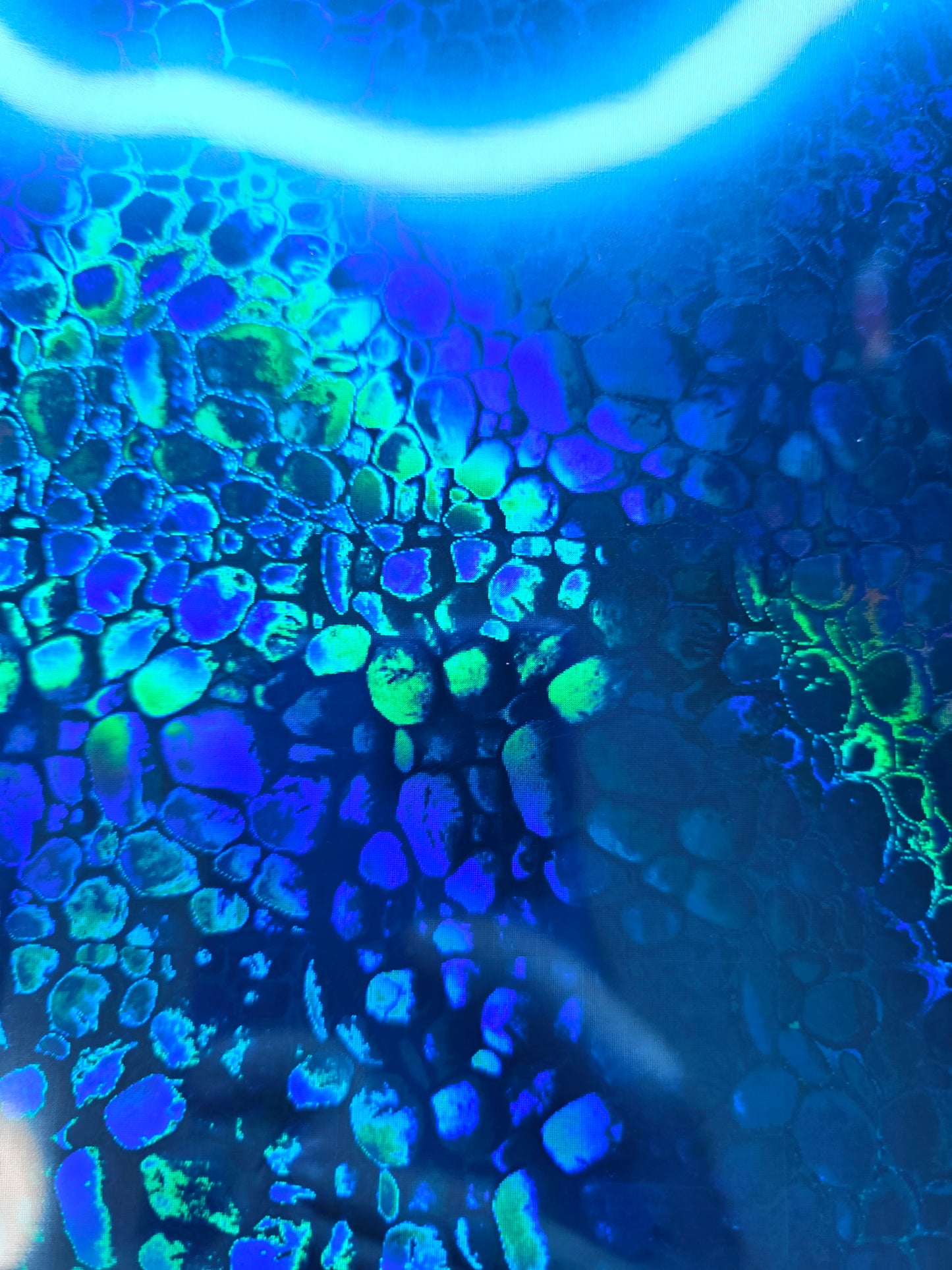 Blue pebble
